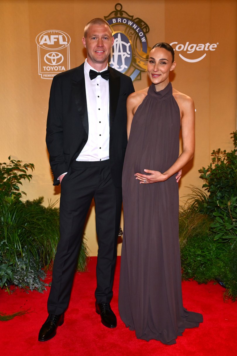 Nathan Broad at last month’s Brownlow.