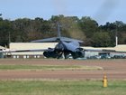 The US bombers that were the alleged target of a suspected terror plot in the UK have been moved. (EPA PHOTO)