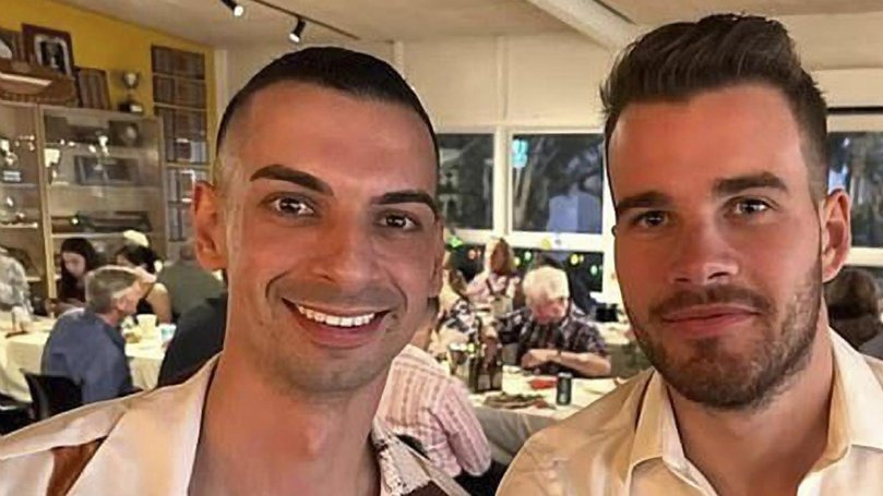 Beau Lamarre-Condon (left) allegedly murdered TV presenter Jesse Baird (right) and his new partner Luke Davies.