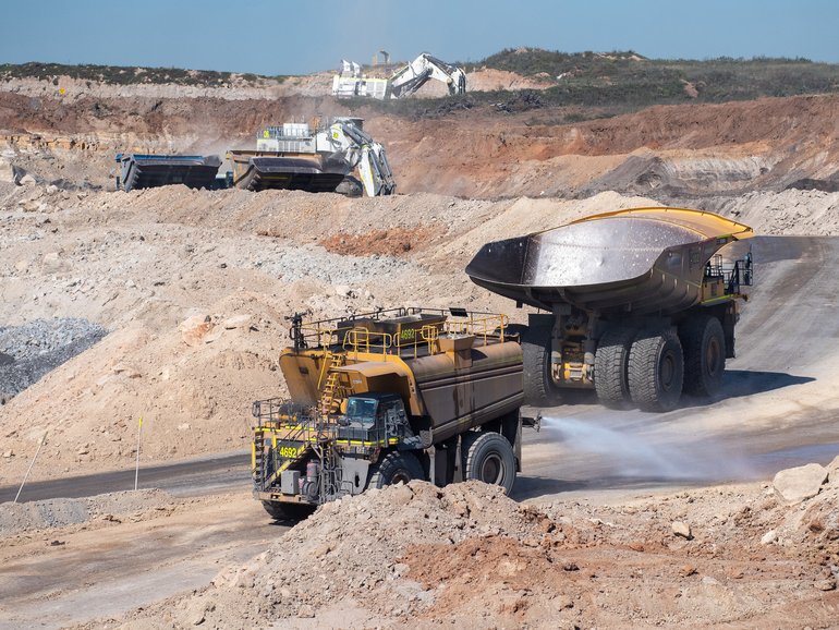 The Mount Pleasant coal mine in the Hunter Valley.