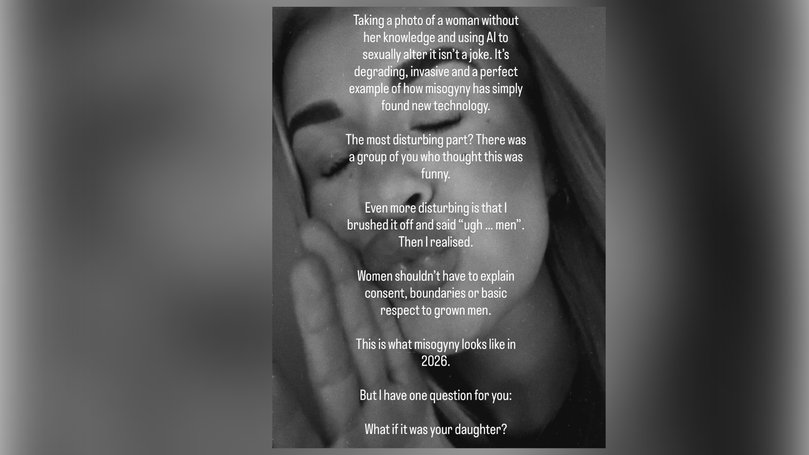 An Instagram story Jade made about the situation also ignited community fury across Perth. 