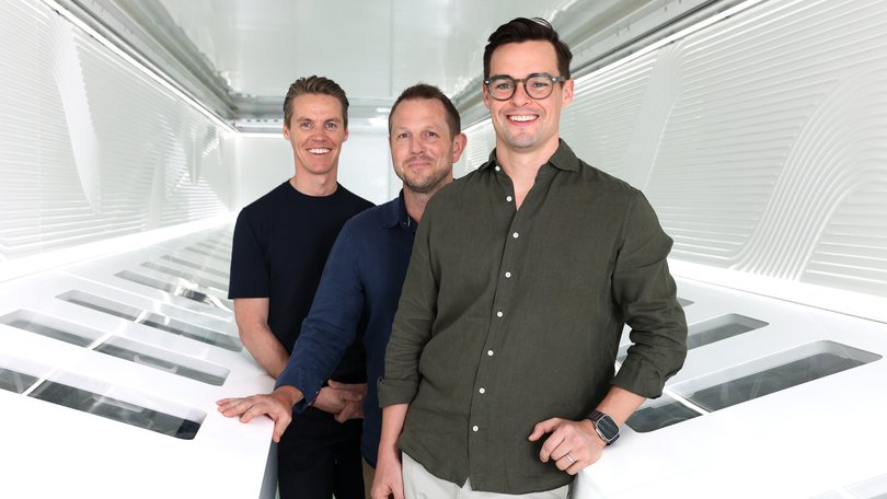 Oliver Curtis, left, and Tim Rosenfield, right, co-founders of Firmus Technologies.