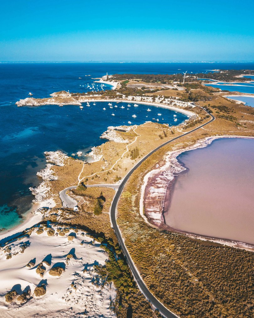 Electric bikes are the easiest way to explore Rottnest island.