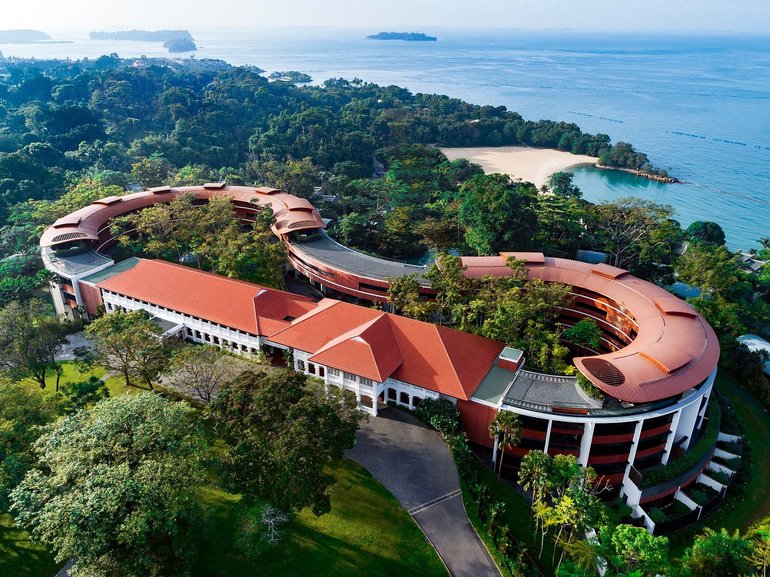  An aerial view of Capella. 