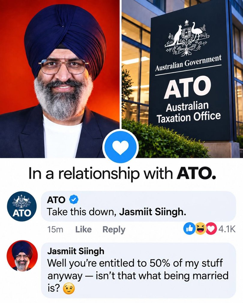 The social media trend has swept across Australia as business owners take aim at the government.