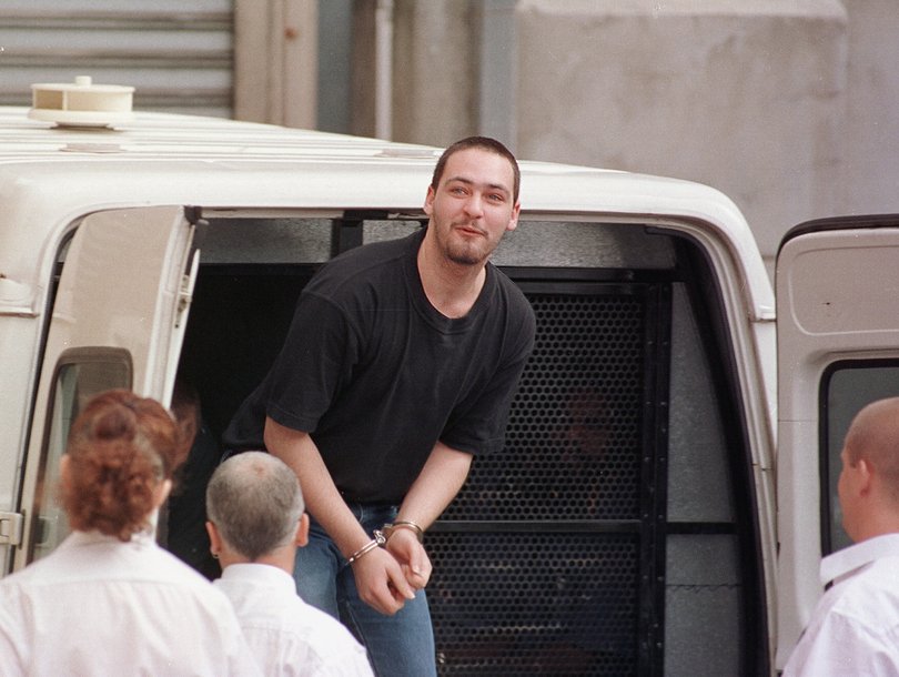 James Vlassakis arrives at the Adelaide Magistrates Court to face charges in the Snowtown murder case. 