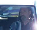 James Vlassakis was seen walking through the Adelaide Pre-release Centre car park before being driven away.