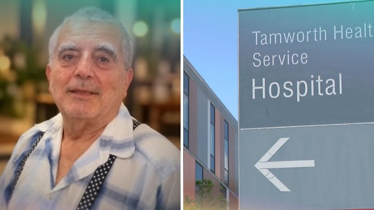 Steve Kandemir died at Tamworth Hospital, but loved ones were not told until they arrived at hospital for a visit.