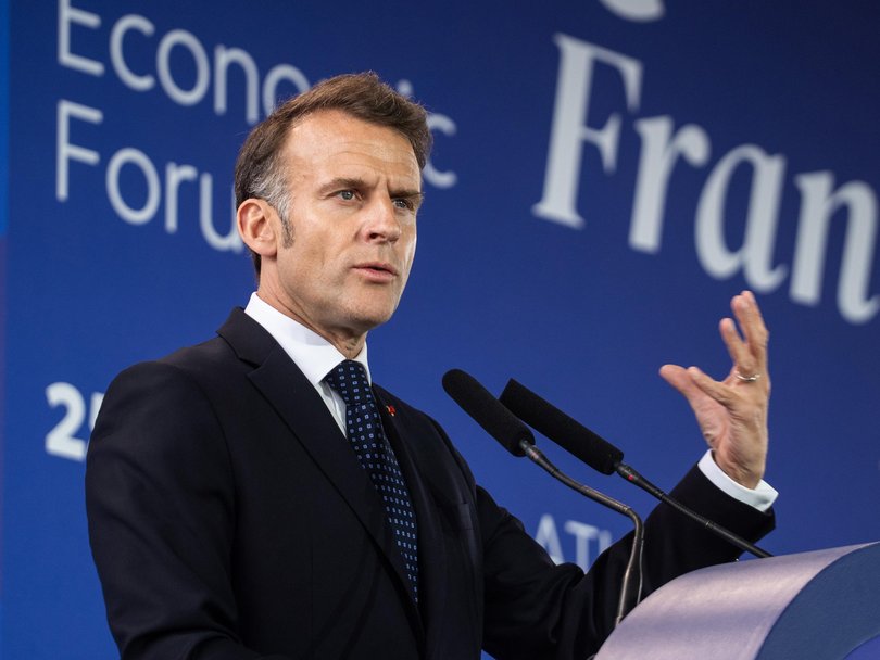 France's president Emmanuel Macron.