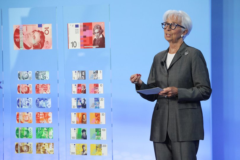 Christine Lagarde, president of the European Central Bank.