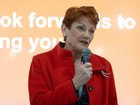 One Nation leader Pauline Hanson has declared antisemitism must be stamped out of Australian politics, claiming that hatred of Jewish people is ‘rampant’ in the Greens and is a ‘cancer’ within the Labor party.