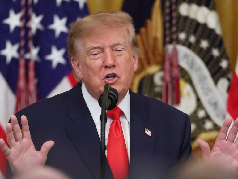 Russia will immediately supply the US with more than 300,000 tonnes of diesel, Donald Trump says.