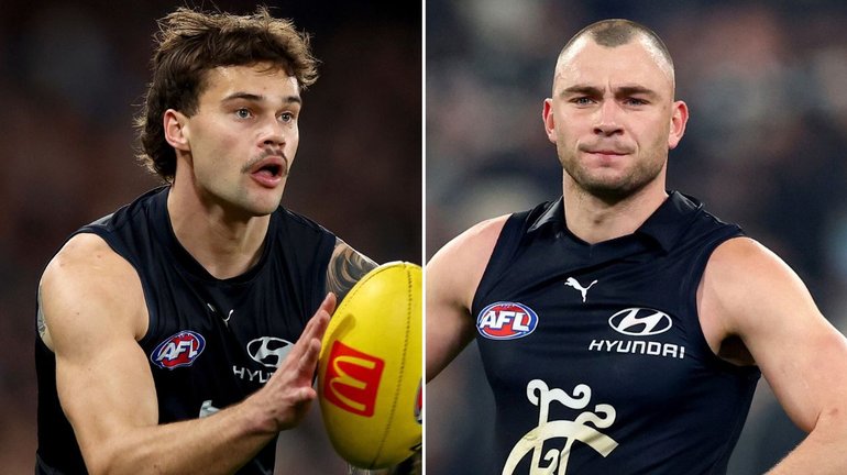 Lachie Cowan and Will Hayward both spent time at hospital. 