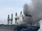 The US military has struck a cargo ship in the Gulf of Oman. 