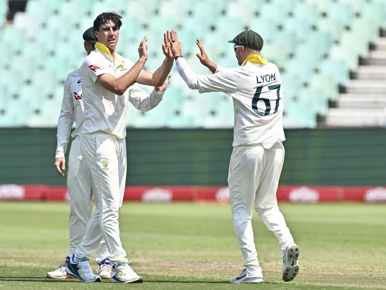 Australia are on top.