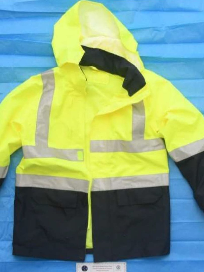 A high vis jacket was found near the bodies. Picture: Court exhibit.