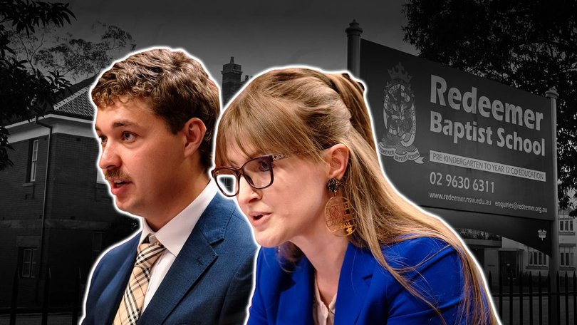 Ex-students Edward Garth and Emma Hughes have described their experiences at Redeemer Baptist. (Susie Dodds/AAP PHOTOS)