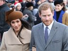 KING'S LYNN, ENGLAND - DECEMBER 25:  Meghan Markle and Prince Harry attend Christmas Day Church service at Church of St Mary Magdalene on December 25, 2017 in King's Lynn, England.  (Photo by Chris Jackson/Getty Images)