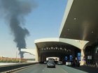 Iran-backed Houthi militants in Yemen say they carried out drone and ballistic missile attacks on the Saudi capital Riyadh, as well as energy sites on the country's Red Sea coast. Saudi authorities said they intercepted and destroyed a ballistic missile fired at Riyadh on Saturday, without confirming any further strikes or causalities. Earlier, a column of black smoke was seen rising from fuel tanks near the Saudi capital's international airport, where flights were disrupted temporarily on Saturday.