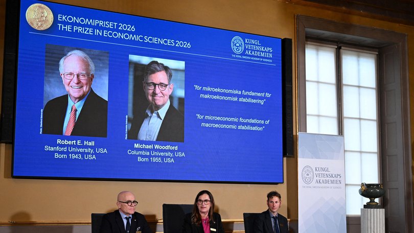 The Royal Swedish Academy of Sciences announce  Robert E Hall and Michael Woodford as winners of the Sveriges Riksbank Prize in Economic Sciences.