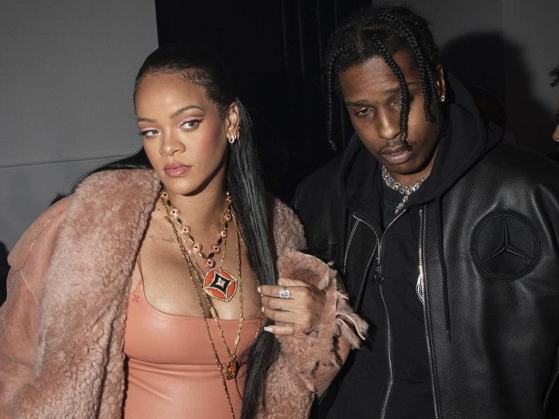 Rihanna and A$AP Rocky.