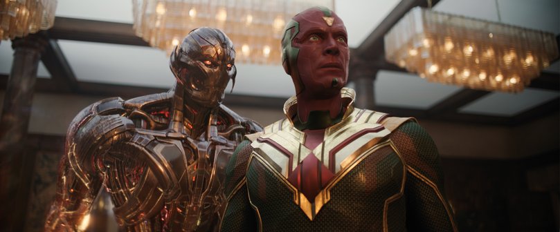 Ultron and Vision in their AI forms.