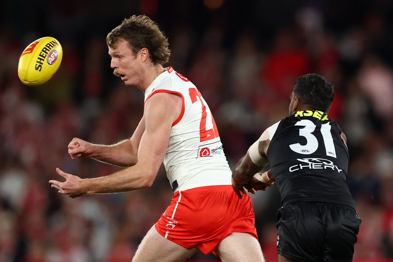 Nick Blakey has departed Sydney.