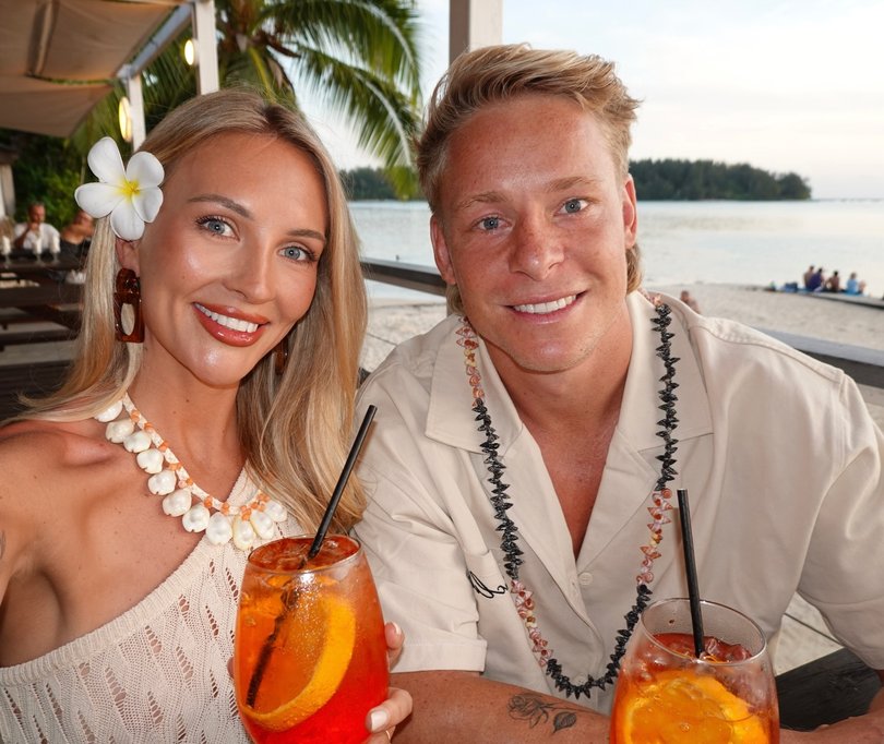Steffie Waters and partner Isaac Heeney