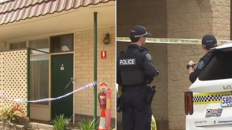Police investigate the death of a baby boy at Tollgate Motel.