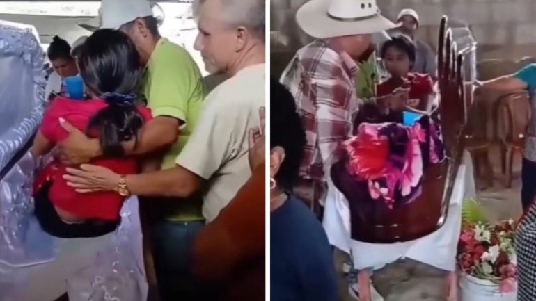 The 15-year-old girl gave her loved ones the shock of their lives when she sat up from her coffin during her funeral.