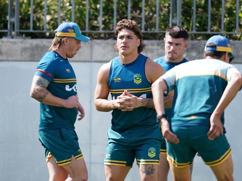 Teams for the start of the World Cup have been named and Reece Walsh is Australia's fullback. (Robbie Stephenson/AAP PHOTOS)