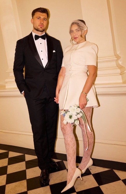 Arrow and Colakovic were married in a civil ceremony in Sydney in July.