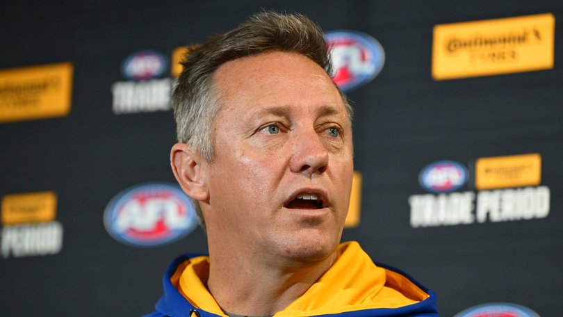 Matt Clarke, Head of List Management and Recruiting at the West Coast Eagles speaks to the media.