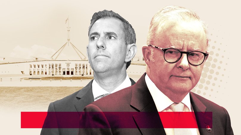 Jim Chalmers and Anthony Albanese.