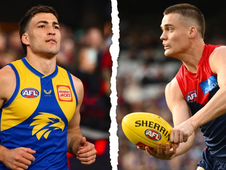 Jack Viney and Trent Rivers will both be at West Coast next season.