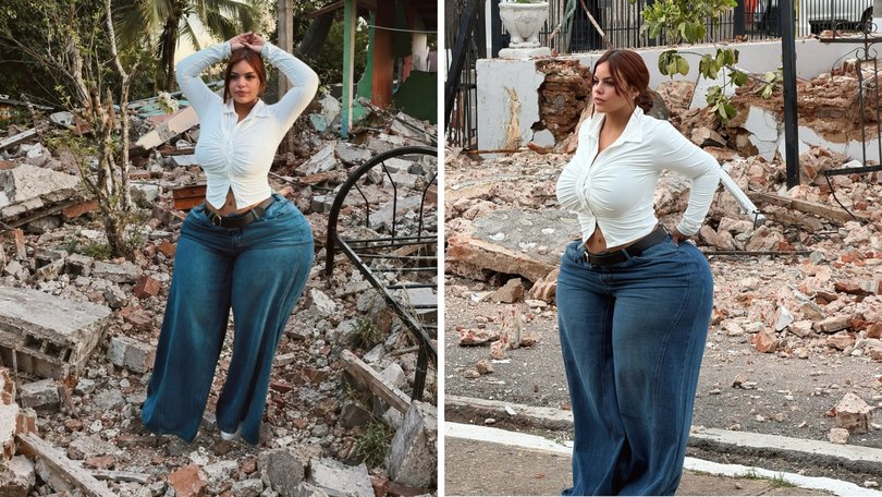 The 29-year-old has hit back at critics who accused her of being insensitive as Panama grapples with the destruction caused by a powerful earthquake.
