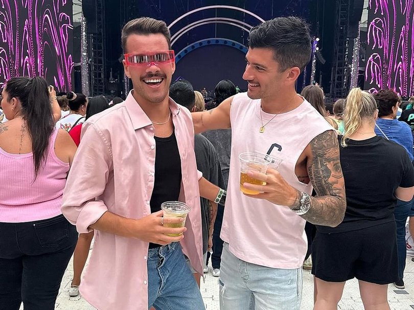 Mr Lamarre-Condon allegedly killed Jesse Baird (left) and Luke Davies (right). Picture: Instagram