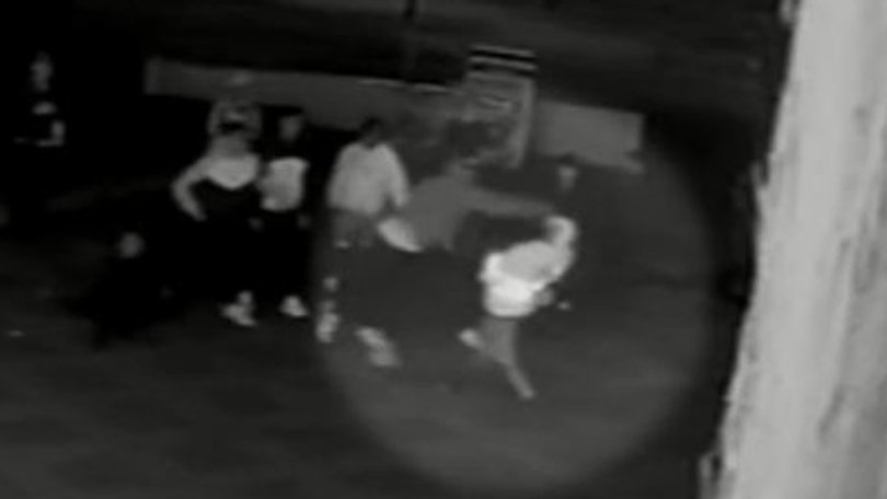 Police believe about a dozen people were at a Mount Druitt park when father-of-three Joshua Smith was fatally stabbed during a violent confrontation. Picture: 7News