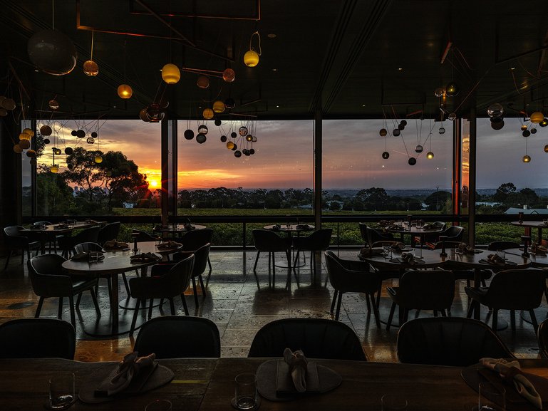 Macgill Estate Restaurant, overlooking the Penfolds winery near Adelaide, has taken out two Michelin stars in the state's guide.