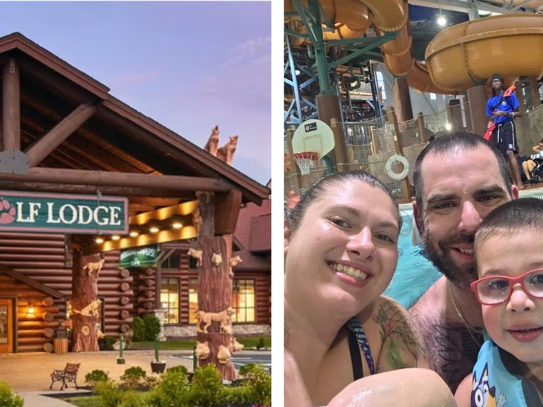 Metallica Rose Harrison, 27, who allegedly stabbed her husband, Charles Harrison, and their three-year-old son to death at the Great Wolf Lodge in the Pocono Mountains.