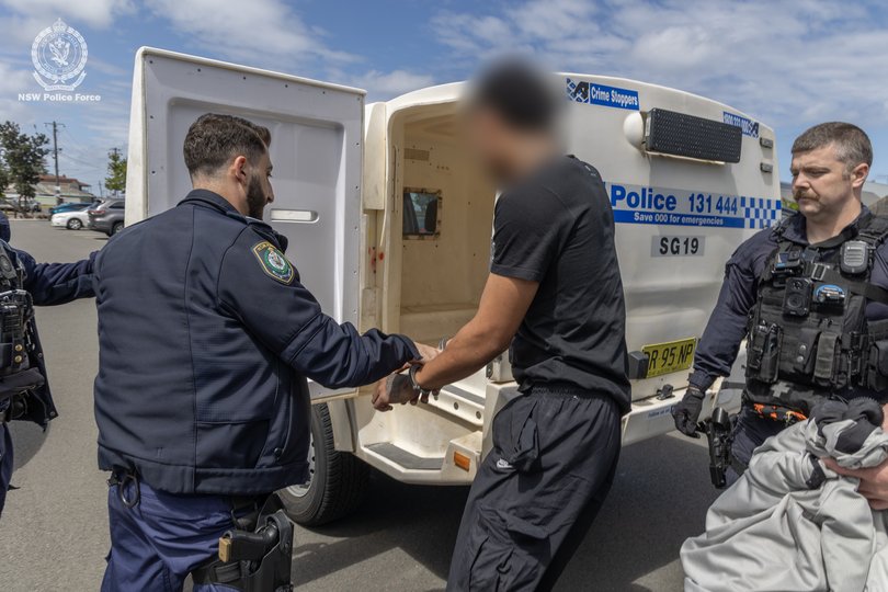 More than four months after the alleged attack, detectives from NSW Police’s Taskforce Falcon arrested a 19-year-old man during a vehicle stop in Sans Souci about 1.25pm on Wednesday.