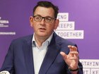 Victorian Premier Dan Andrews holds a press conference in Melbourne to discuss the COVID figures. David Crosling