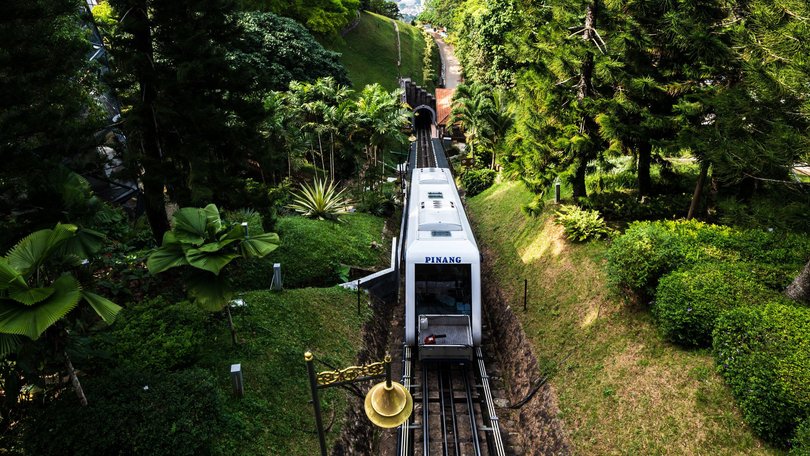 The fastest way to get from Singapore to Malaysia is a five-minute ride on the diesel-powered Shuttle Tebrau