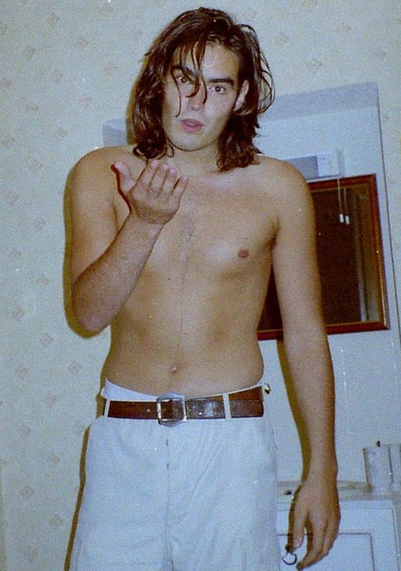 A younger Russell Brand in a police handout photo.