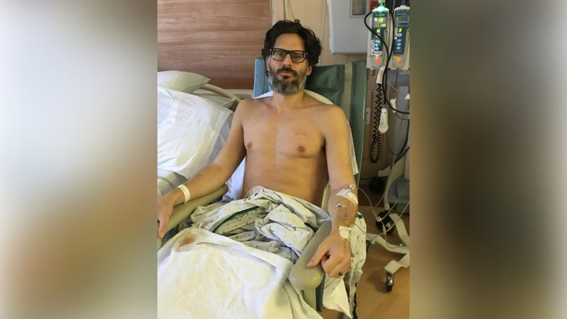 Actor Joe Manganiello has shared graphic images documenting his ongoing health battle as he continues to recover from a mystery illness.