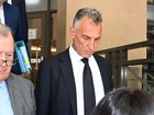 Mr Catalano (centre), attended court with his lawyers. NewsWire / Andrew Henshaw