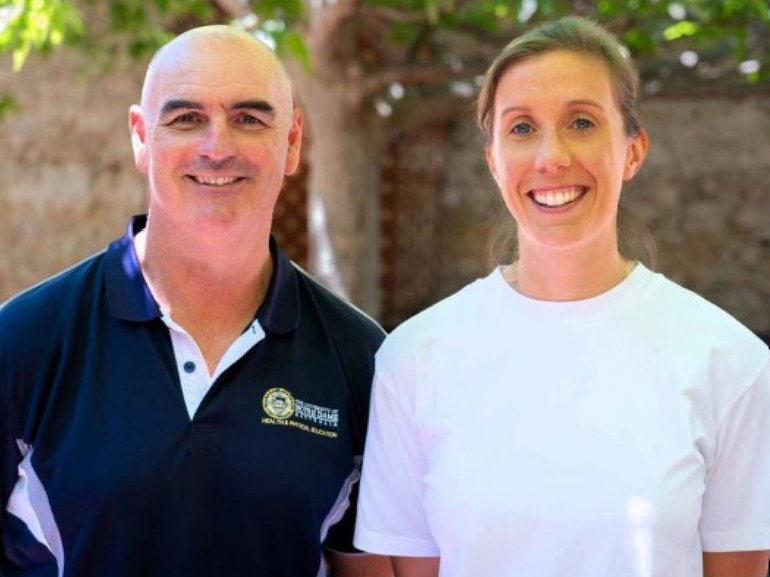 Dr Ben Piggott and Dr Jenny Conlon.