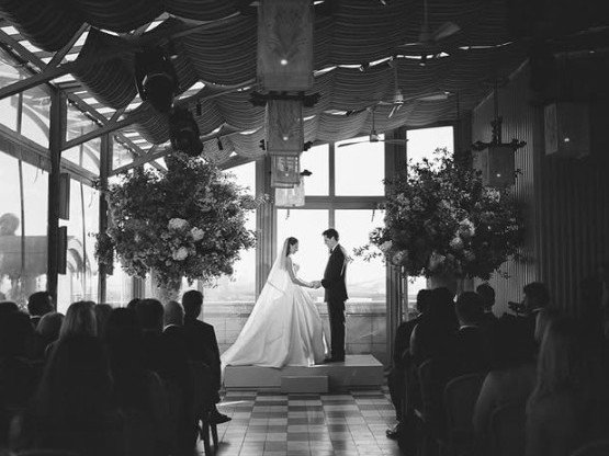 Australian radio and television star Andy Lee and his model partner Rebecca Harding officially tied the knot in New York City on Wednesday following a 12-year relationship.