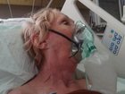 The 79-year-old grandmother was taken to hospital in Bali after a devastating fall in a restaurant.