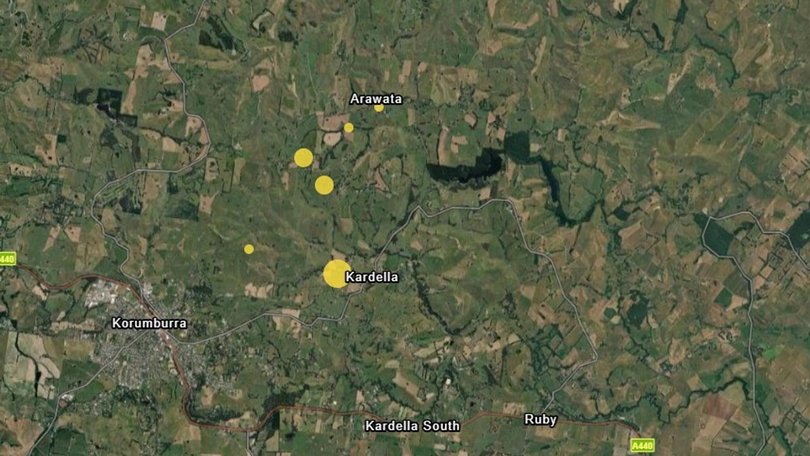 A number of aftershocks were recorded in the days after the initial quake.